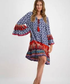 Naudic Hacienda Dress | Toledo Blue | ND7s