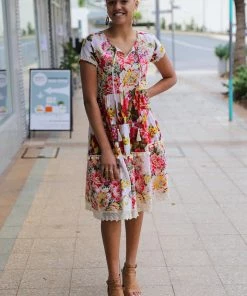 Naudic Libra Dress | Cream Fiesta | ND3s