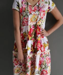 Naudic Libra Dress | Cream Fiesta | ND3s