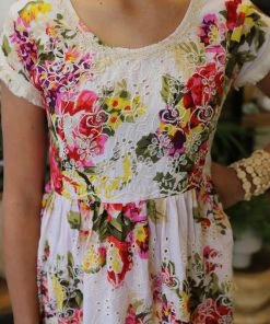 Naudic Clothing Polo Top | Fiesta Print | White | ND1s 13 Naudic Clothing Polo Top | Fiesta Print | White | ND1s