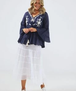 Holiday Jamaica Top | Navy | H10 Tops