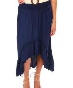 Bijou Resort Wear Wild & Free Skirt | Navy | B1s