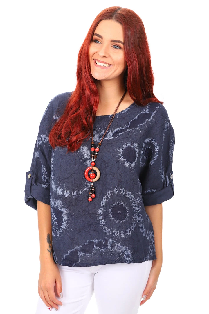 Ridley Free To Be Top - Ink - R2 Linen 1 Ridley Free To Be Top - Ink - R2 Linen