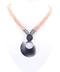 Stellar Rose Jewellery Peach Clam Necklace