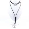 Stellar Rose Lasso Black Necklace Jewellery