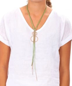 Stellar Rose Through & Through Necklace - Green Jewellery