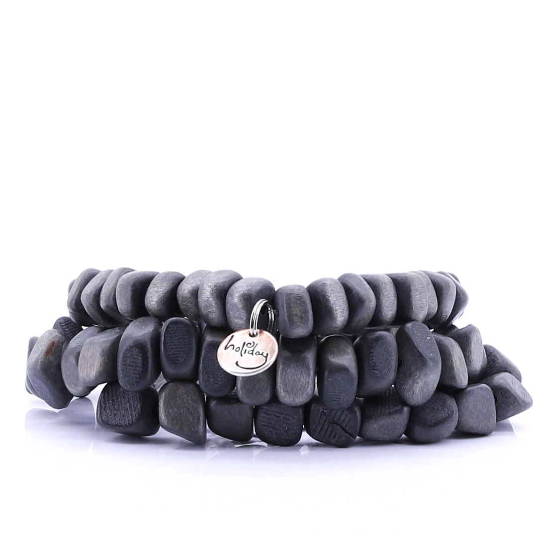 Holiday Bracelet - Charcoal 1 Holiday Bracelet - Charcoal