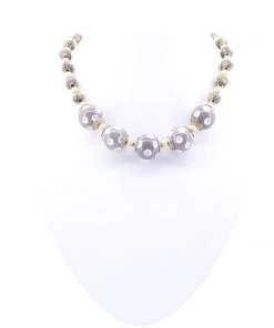 Queen Bead Jewellery Grey Lady Bug Necklace