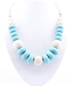 Hummingbird Blue White Blue Necklace Jewellery