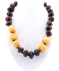 Stellar Rose Jewellery Tree Nut Necklace - Honey