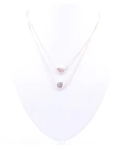 Super Amazing Two Delicate Pearl Necklace Jewellery