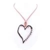 Stellar Rose Heart In Heart Necklace