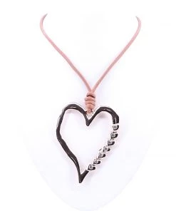 Stellar Rose Heart In Heart Necklace