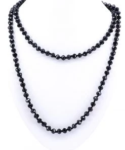 Stellar Rose Black Black Black Necklace