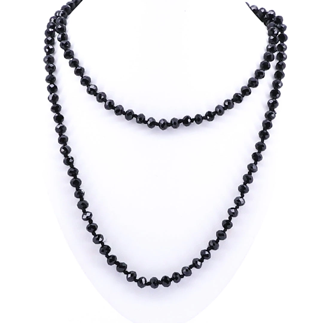 Stellar Rose Black Black Black Necklace 1 Stellar Rose Black Black Black Necklace