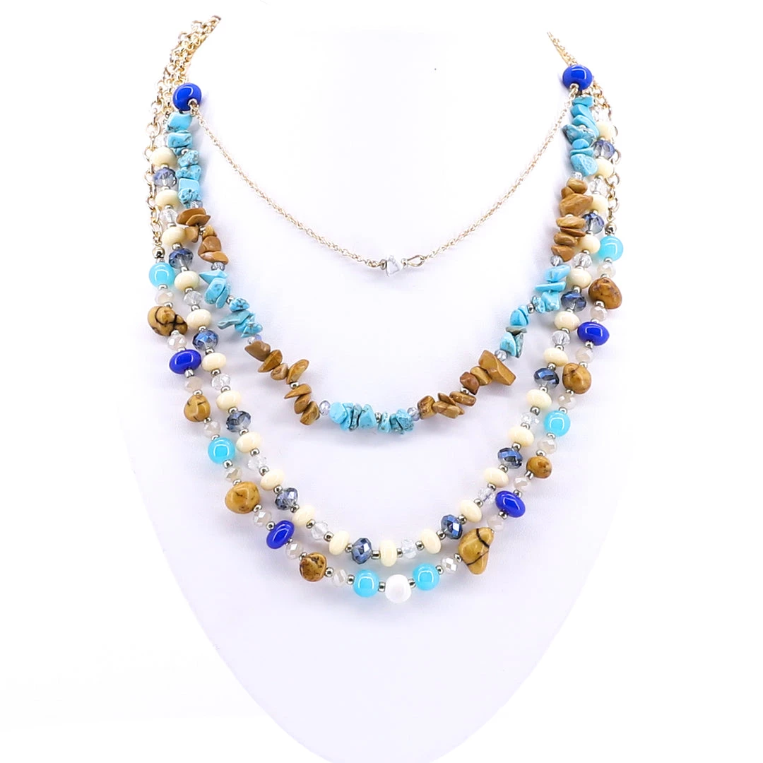 Stellar Rose Gold & Ocean Necklace Jewellery 1 Stellar Rose Gold & Ocean Necklace Jewellery