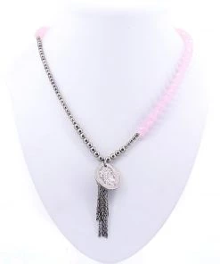 Stellar Rose Pink Coin Vibe Necklace