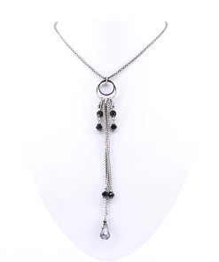 Stellar Rose Key Ring Necklace