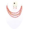 Stellar Rose Jewellery Fiery Beaded Necklace & Earrings