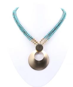 Stellar Rose Jewellery Teal Clam Necklace