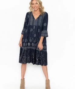 Escape By OQ Nia Dress | Navy | EP4