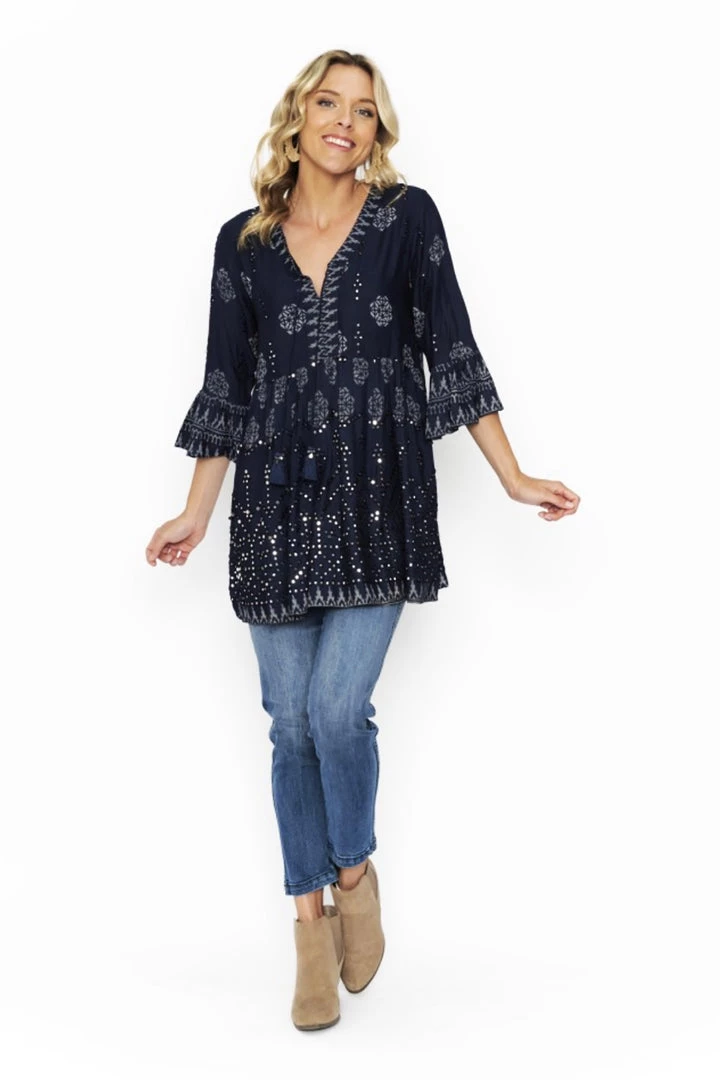 Escape By OQ Nia Tunic | Navy | EP3 Clothing 4 Escape By OQ Nia Tunic | Navy | EP3 Clothing