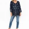 Escape By OQ Nia Tunic | Navy | EP3 Clothing