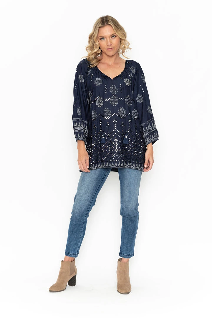 Escape By OQ Nia Tunic | Navy | EP3 Clothing 1 Escape By OQ Nia Tunic | Navy | EP3 Clothing