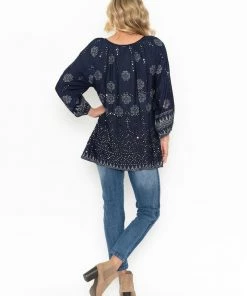 Escape By OQ Nia Tunic | Navy | EP3 Clothing