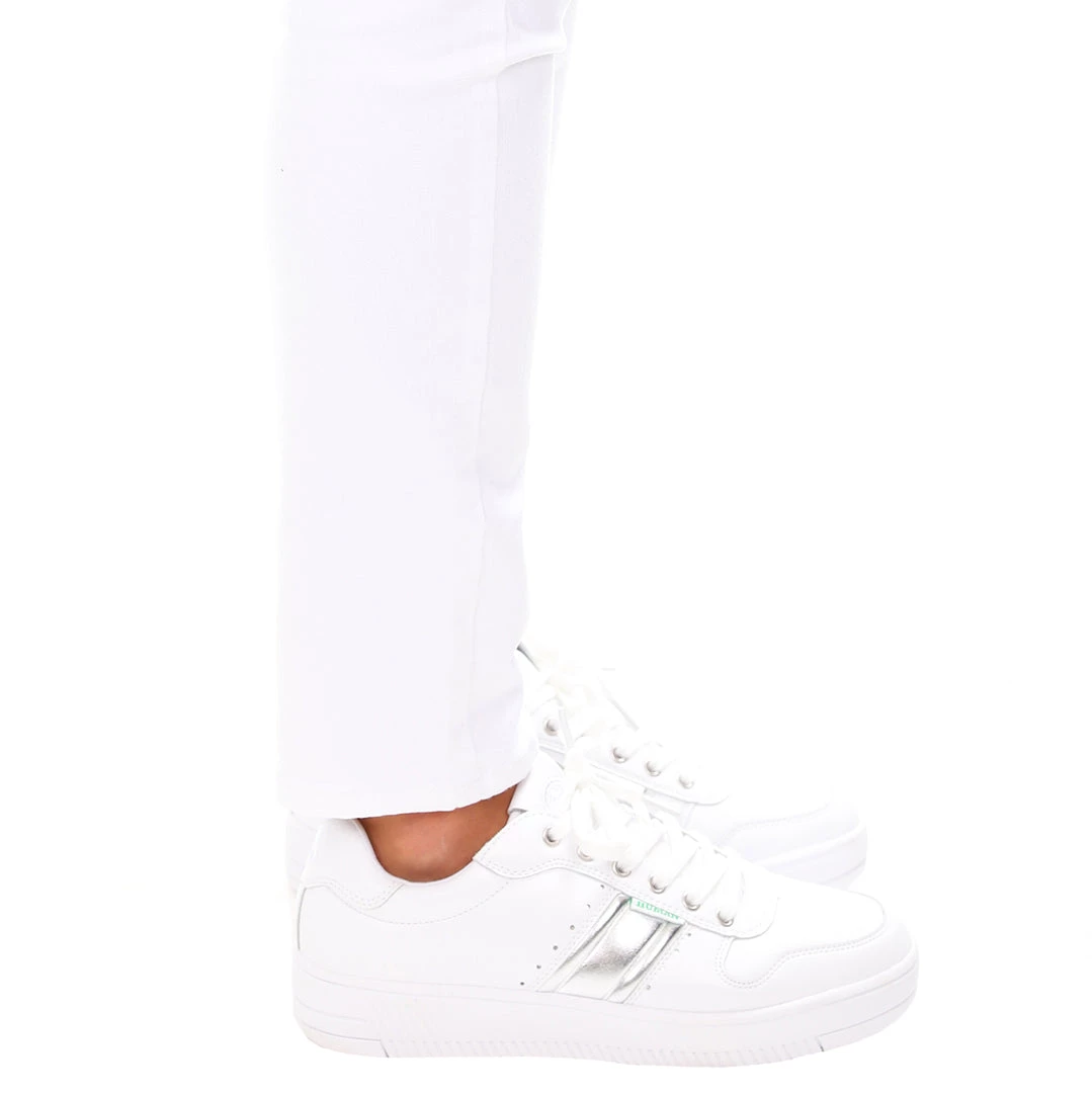 Human Chantal White Silver Sneaker Shoes 2 Human Chantal White Silver Sneaker Shoes