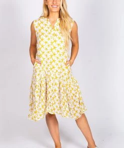Namastai Resort Wear Jen Crinkle Cotton Dress | Starfish | N10s