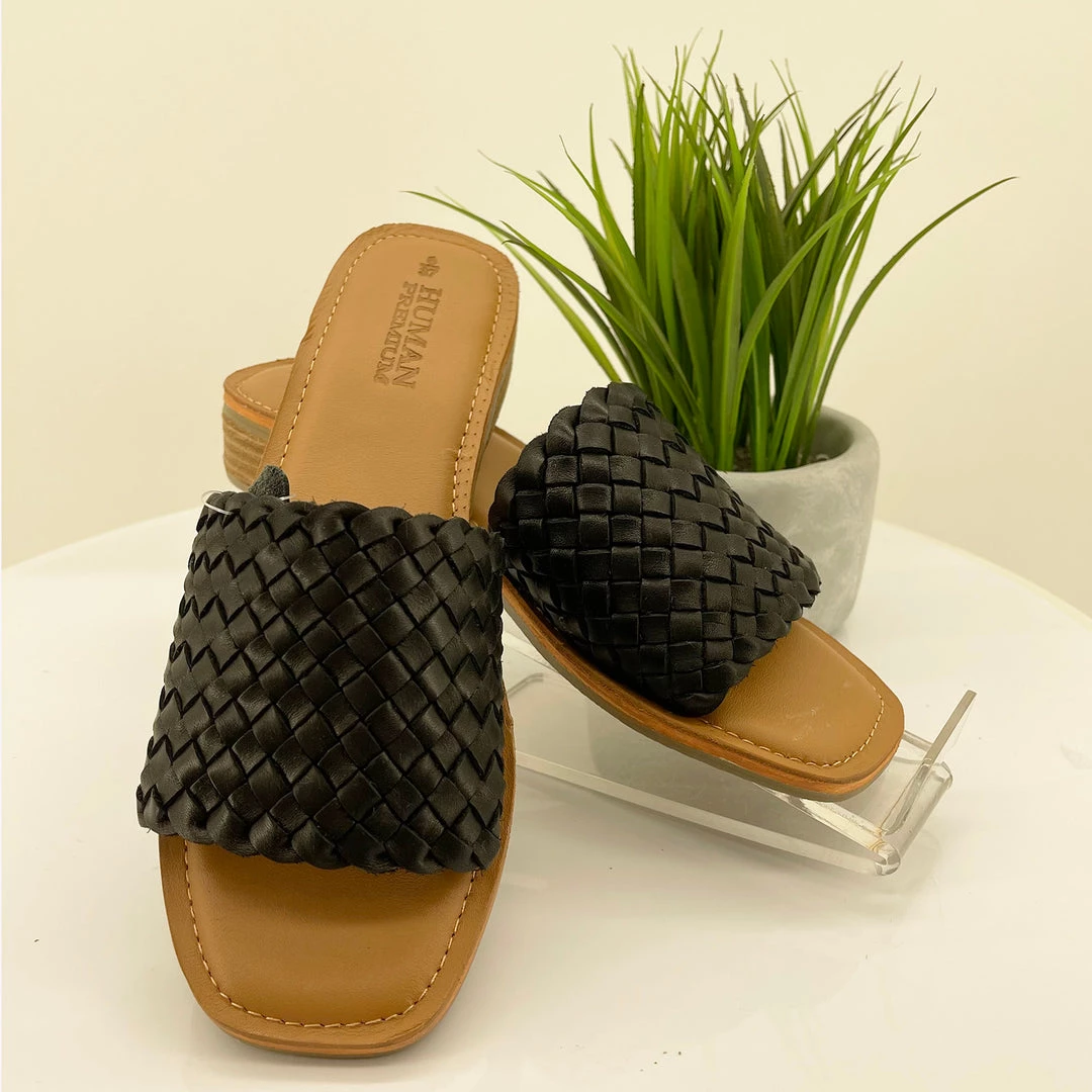 Human Occy Slide- Black- HS8 Shoes 1 Human Occy Slide- Black- HS8 Shoes