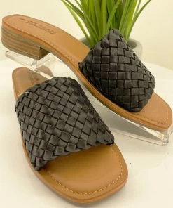 Human Occy Slide- Black- HS8 Shoes 5 Human Occy Slide- Black- HS8 Shoes