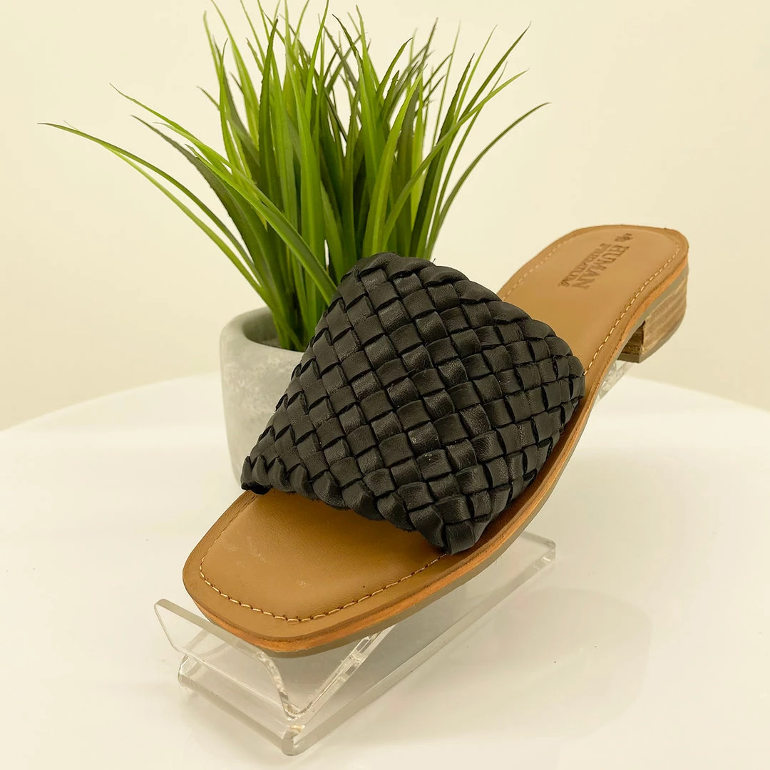 Human Occy Slide- Black- HS8 Shoes 2 Human Occy Slide- Black- HS8 Shoes