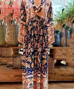 Ombak Clothing Mila Dress | Navy | OM8s