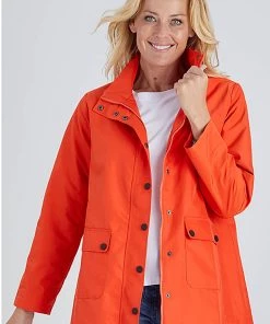 Gordon Smith Clothing Marine Zip Coat - Orange - GS11