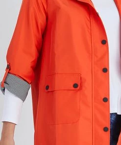 Gordon Smith Clothing Marine Zip Coat - Orange - GS11