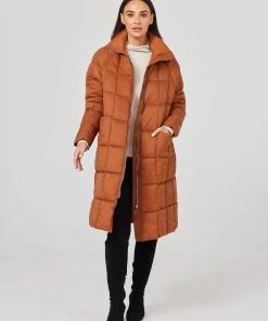 Brave & True Orion Long Puffer | Tan | BT35 Clothing