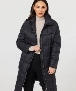 Brave & True Orion Long Puffer | Black | BT35 Clothing