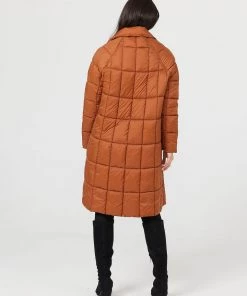 Brave & True Orion Long Puffer | Tan | BT35 Clothing