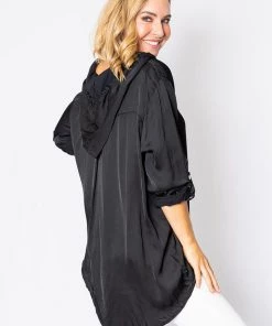 The Italian Closet Ottavia Hoodie | Black | TIC16 Clothing