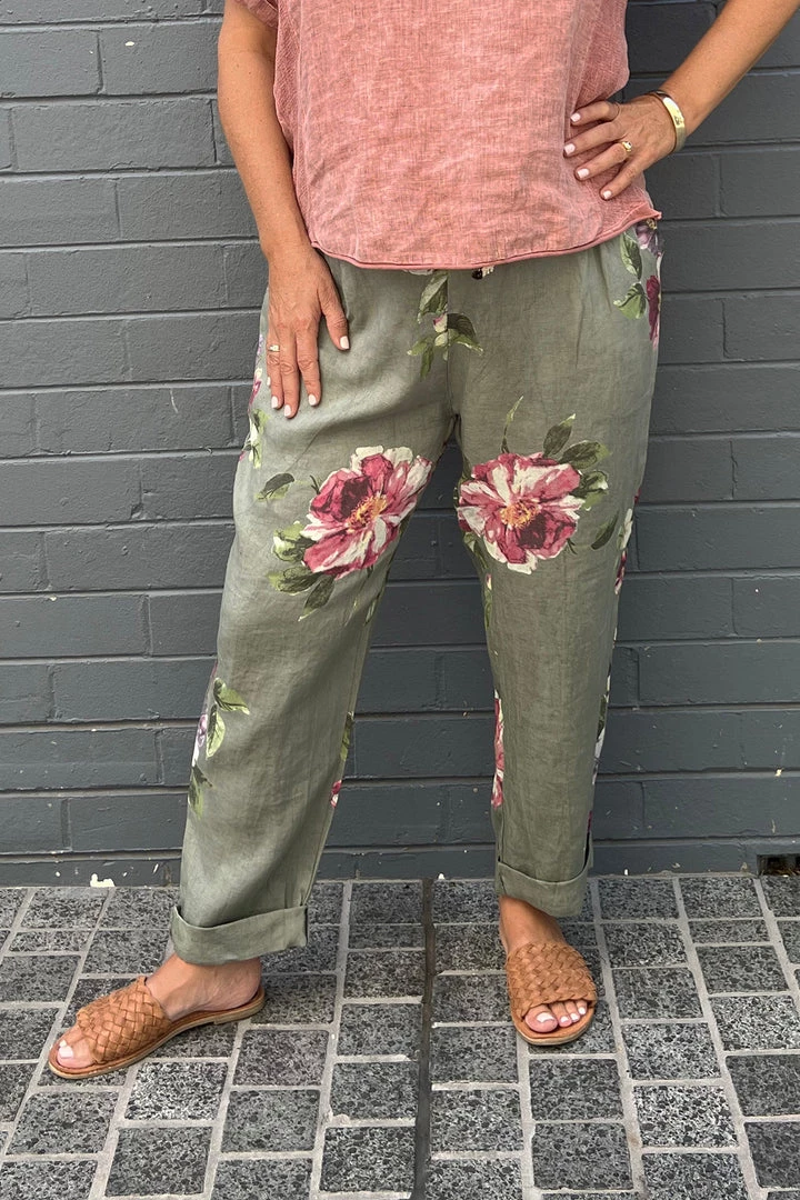 The Italian Cartel Positano Pant | Khaki | IC42 Clothing 2 The Italian Cartel Positano Pant | Khaki | IC42 Clothing