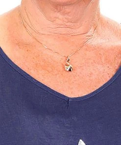 Stellar Rose Pearl Cup Gold Necklace Jewellery