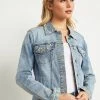 Joseph Ribkoff Clothing Pearl Detail Denim Jacket | Blue | JR118