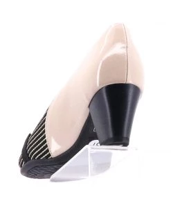 Picadilly Janis Stripe Heel - Beige