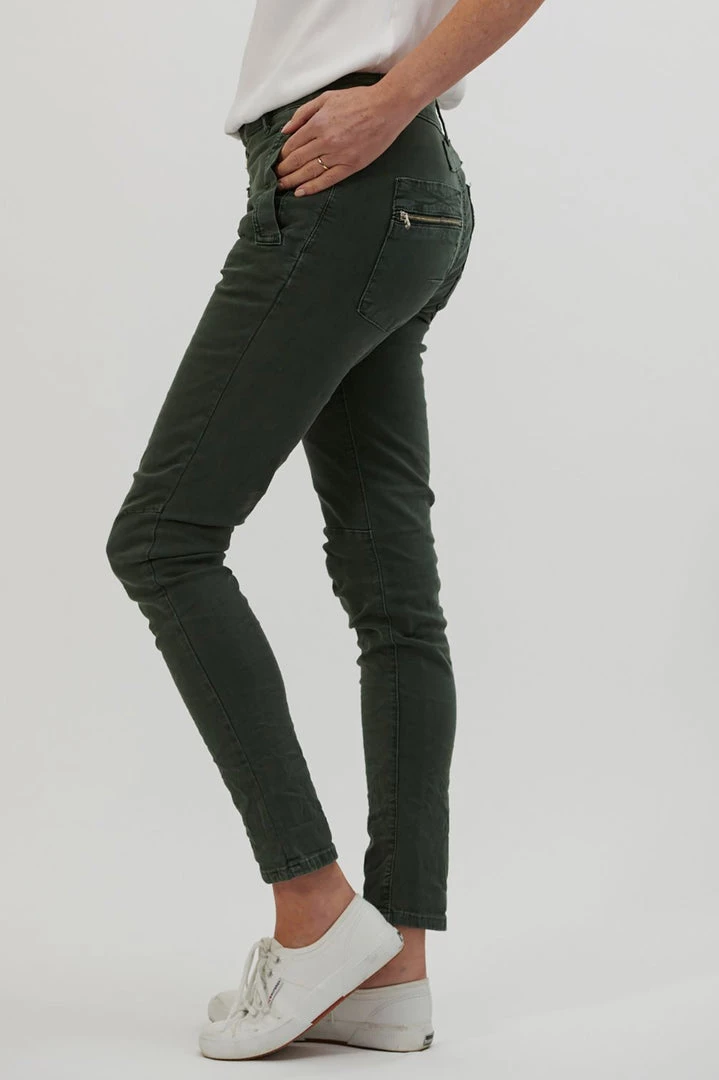 Italian Star Classic Button Jeans | Pine Green | IS10 Clothing 2 Italian Star Classic Button Jeans | Pine Green | IS10 Clothing