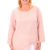 Cest Parfait Lazy Sunday Linen Top - Blush - CP7 Clothing