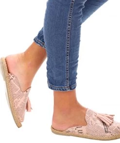 Bueno Shoes Keilor Newspaper Espadrille - Cameo