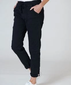 Italian Star Polo Jeans | Black | IS6 Clothing