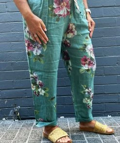 The Italian Cartel Positano Pant | Teal | IC42